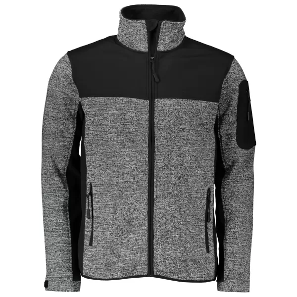  Pánska softshellová bunda/sveter MALFINI CASUAL 550 KNIT GRAY MALFINI PREMIUM 