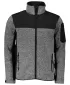 Pánska softshellová bunda/sveter MALFINI CASUAL 550 KNIT GRAY MALFINI PREMIUM
