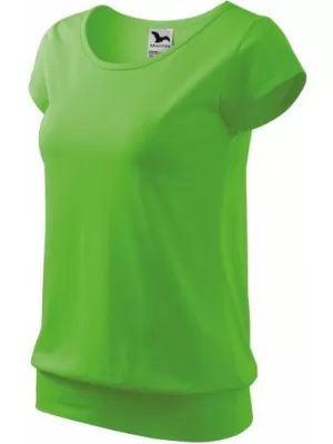 Dámske tričko MALFINI CITY 120 APPLE GREEN