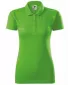 Dámske tričko s golierom MALFINI SINGLE J. 223 APPLE GREEN