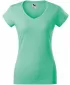 Dámske tričko MALFINI FIT V-NECK 162 MÄTOVÁ