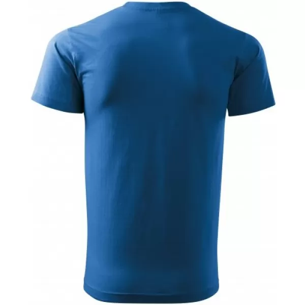  Pánske tričko MALFINI HEAVY NEW 137 AZÚROVO MODRÁ 