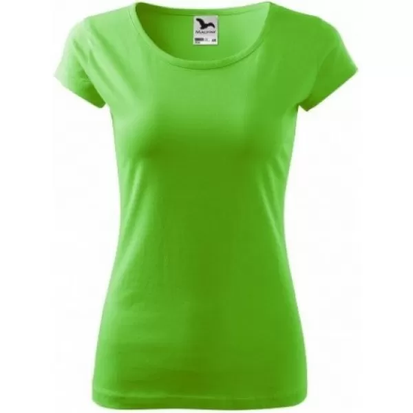  Dámske tričko MALFINI PURE 122 APPLE GREEN 