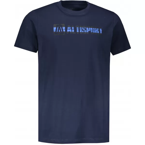  Pánske tričko ALTISPORT Baber MTSS606 TMAVO MODRÁ 