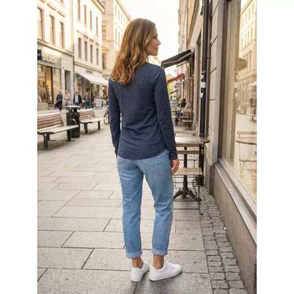  Dámske tričko ALTISPORT HODEIA LTSS695 TMAVO MODRÁ 
