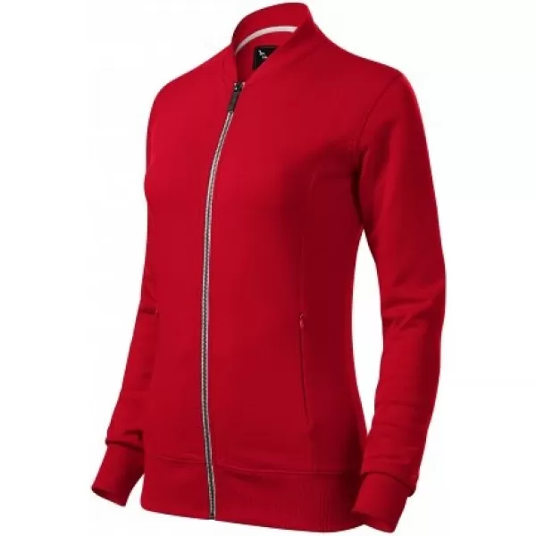  Dámska mikina MALFINI PREMIUM BOMBER 454 FORMULA RED 