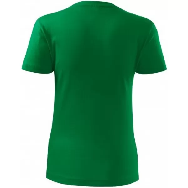  Dámske tričko MALFINI CLASSIC NEW 133 STREDNE ZELENÁ 