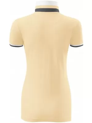 Dámske tričko s golierom MALFINI PREMIUM COLLAR UP 257 BOURBON VANILLA