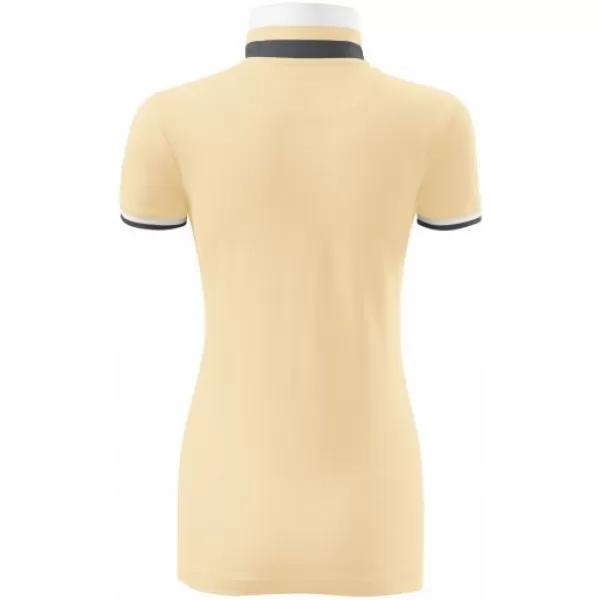  Dámske tričko s golierom MALFINI PREMIUM COLLAR UP 257 BOURBON VANILLA 