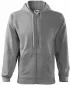 Pánska mikina MALFINI TRENDY ZIPPER 410 TMAVO ŠEDÝ MELÍR