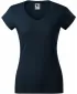 Dámske tričko MALFINI FIT V-NECK 162 NÁMORNÁ MODRÁ