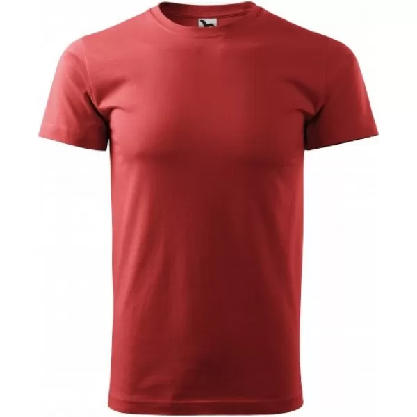  Pánske tričko MALFINI HEAVY NEW 137 BORDOVÁ 