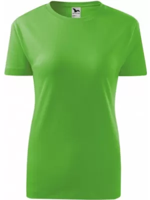 Dámske tričko MALFINI CLASSIC NEW 133 APPLE GREEN