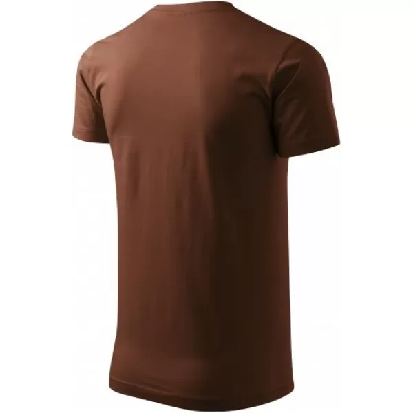  Pánske tričko MALFINI HEAVY NEW 137 ČOKOLÁDOVÁ 