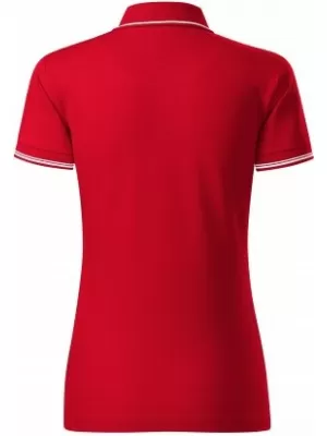 Dámske tričko s golierom MALFINI PREMIUM PERFECTION PLAIN 253 FORMULA RED