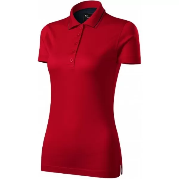  Dámske tričko s golierom MALFINI PREMIUM GRAND 269 FORMULA RED 