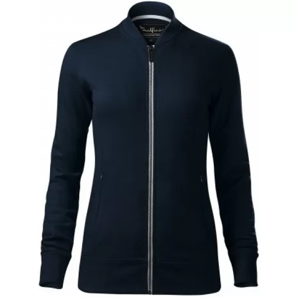  Dámska mikina MALFINI PREMIUM BOMBER 454 NÁMORNÁ MODRÁ 