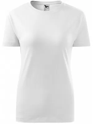 Dámske tričko MALFINI CLASSIC NEW 133 BIELA