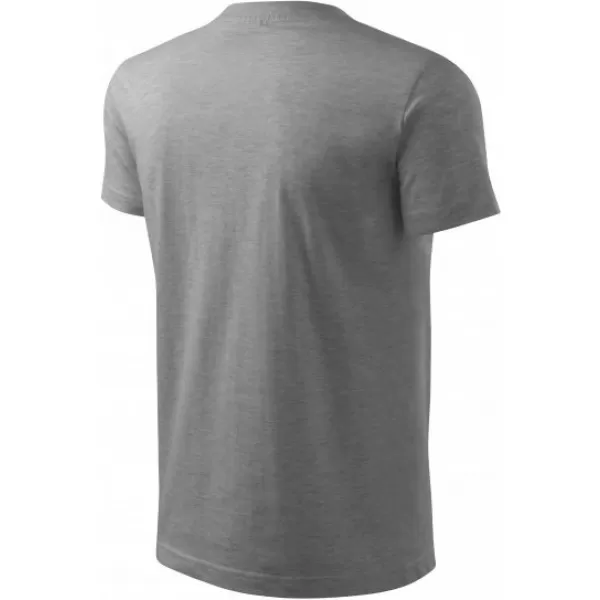  Pánske tričko MALFINI CLASSIC NEW 132 TMAVO ŠEDÝ MELÍR 