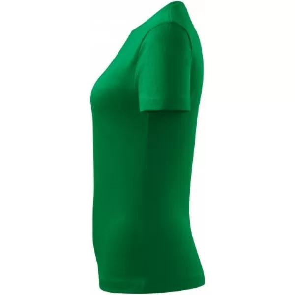  Dámske tričko MALFINI CLASSIC NEW 133 STREDNE ZELENÁ 