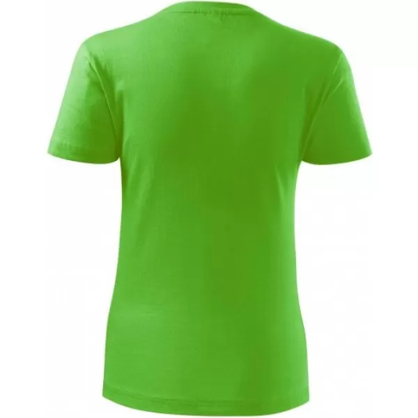  Dámske tričko MALFINI CLASSIC NEW 133 APPLE GREEN 