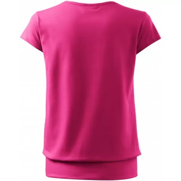 Dámske tričko MALFINI CITY 120 PURPUROVÁ 