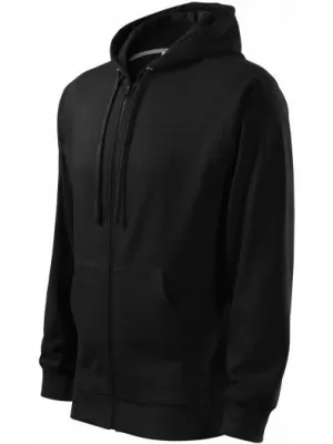 Pánska mikina MALFINI TRENDY ZIPPER 410 ČIERNA