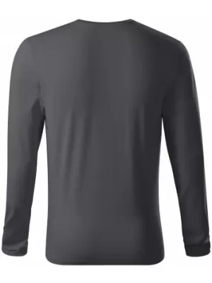 Pánske tričko s dlhým rukávom MALFINI PREMIUM BRAVE 155 LIGHT ANTHRACITE