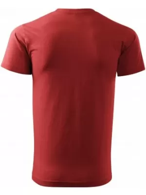 Pánske tričko MALFINI BASIC 129 BORDOVÁ