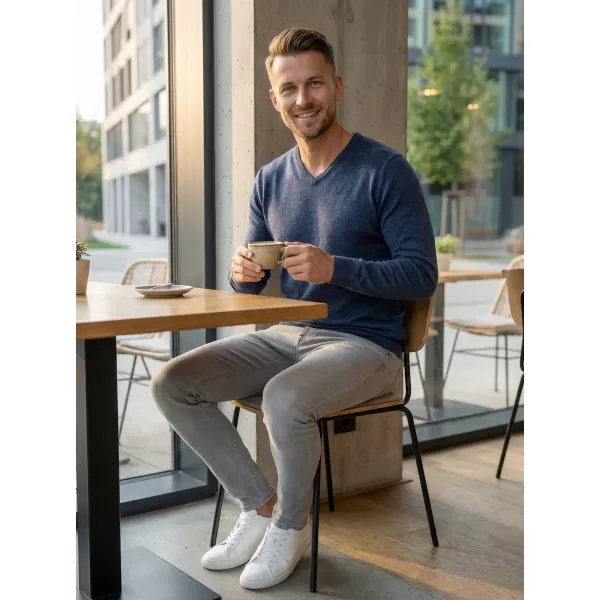  Pánsky sveter ALTISPORT Nier MPLS095 TMAVO MODRÁ 