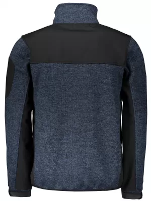 Pánska softshellová bunda/sveter MALFINI CASUAL 550 KNIT BLUE MALFINI PREMIUM