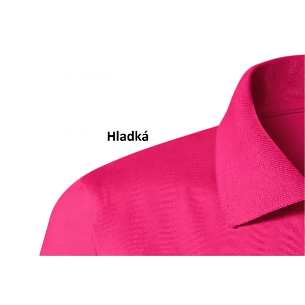  Dámske tričko s golierom MALFINI SINGLE J. 223 PURPUROVÁ 