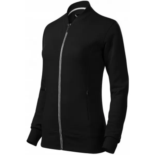  Dámska mikina MALFINI PREMIUM BOMBER 454 ČIERNA 