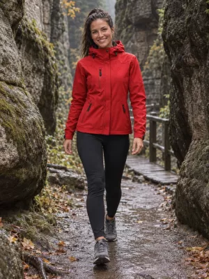 Dámska softshellová bunda MALFINI NANO 532 ČERVENÁ