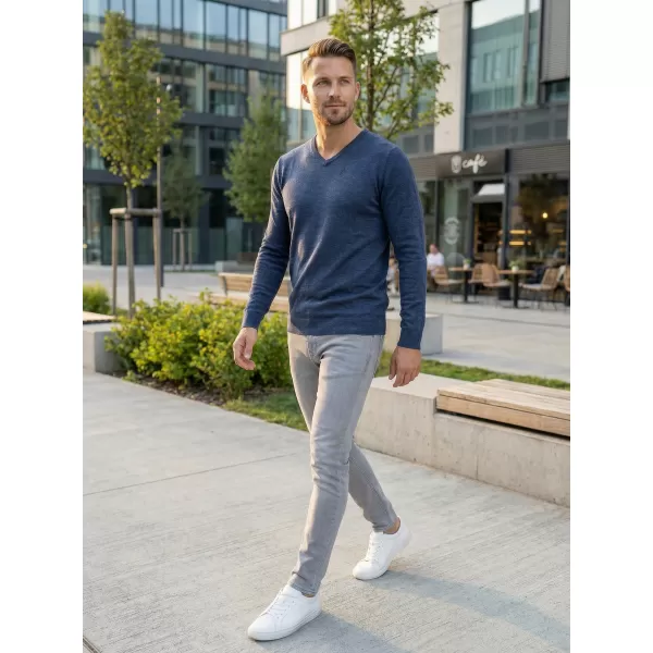  Pánsky sveter ALTISPORT Nier MPLS095 TMAVO MODRÁ 