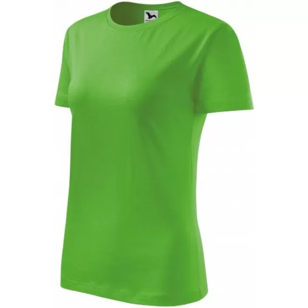  Dámske tričko MALFINI CLASSIC NEW 133 APPLE GREEN 