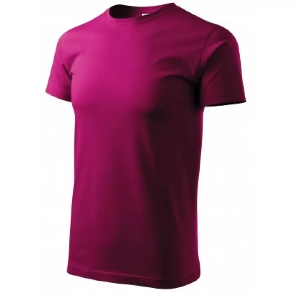  Pánske tričko MALFINI BASIC 129 FUCHSIA RED 