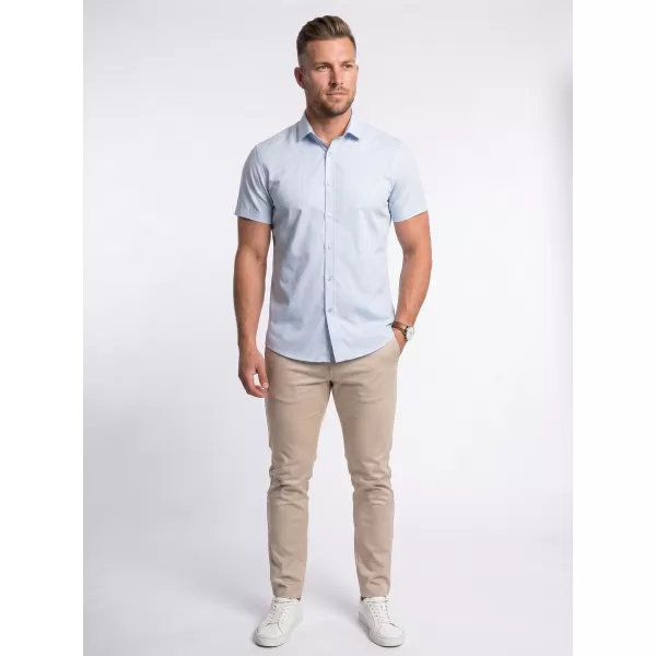  Pánska košeľa s krátkym rukávom MALFINI PREMIUM FLASH 260 LIGHT BLUE 