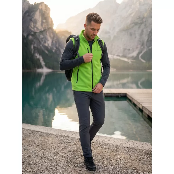  Pánska fleecová vesta MALFINI EXIT 525 APPLE GREEN 