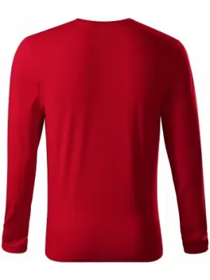 Pánske tričko s dlhým rukávom MALFINI PREMIUM BRAVE 155 FORMULA RED