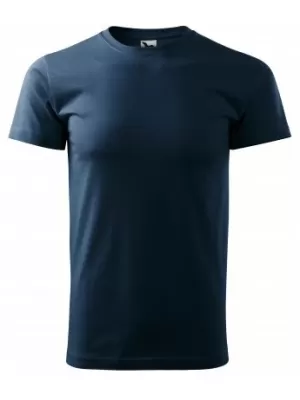 Pánske tričko MALFINI BASIC 129 NÁMORNÁ MODRÁ