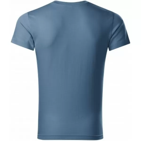  Pánske tričko MALFINI SLIM FIT V-NECK 146 DENIM 