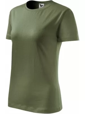 Dámske tričko MALFINI BASIC 134 KHAKI