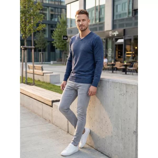  Pánsky sveter ALTISPORT Nier MPLS095 TMAVO MODRÁ 