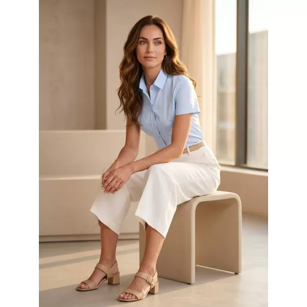  Dámska košeľa s krátkym rukávom MALFINI PREMIUM FLASH 261 LIGHT BLUE 