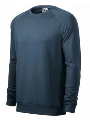 Pánska mikina MALFINI MERGER 415 TMAVÝ DENIM MELÍR