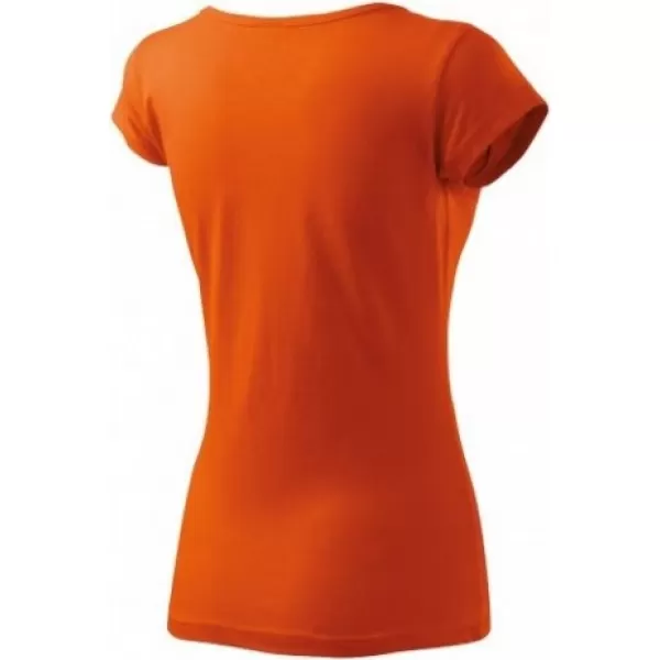  Dámske tričko MALFINI PURE 122 ORANŽOVÁ 
