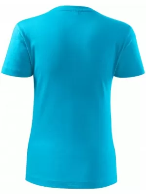 Dámske tričko MALFINI CLASSIC NEW 133 TYRKYSOVÁ