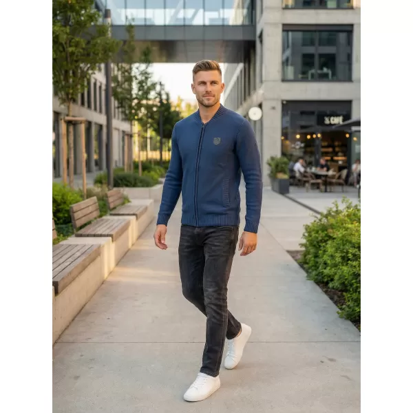  Pánsky sveter ALTISPORT ZINAJ MPLS093 TMAVO MODRÁ 