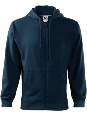 Pánska mikina MALFINI TRENDY ZIPPER 410 NÁMORNÁ MODRÁ